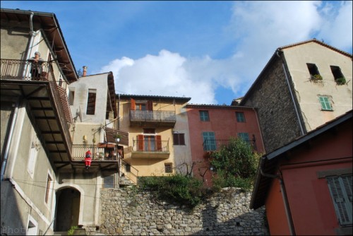 village,lucéram,alpes-maritimes,noël,photo