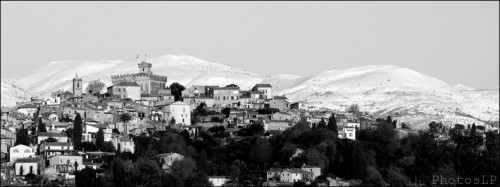 cagnes sur mer,neige,hiver,photo