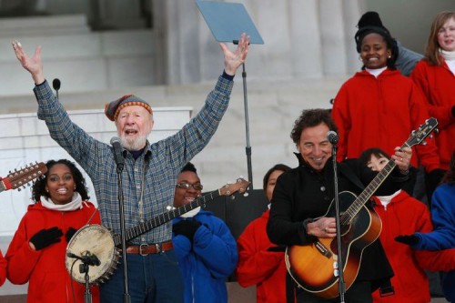 hommage à  pete seeger,bruce springsteen,joan baez,victor jara,greame allwrigt